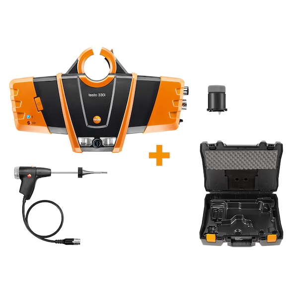 Testo 330i Kit #1, O2 & CO w/BT & dilution 0563 3000 71